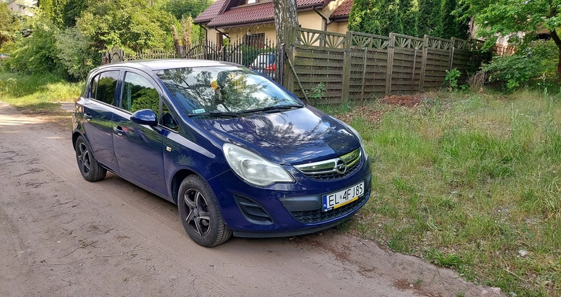 Opel Corsa cena 12900 przebieg: 162080, rok produkcji 2012 z Łódź małe 137